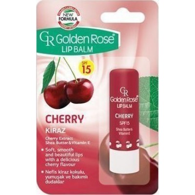 GOLDEN ROSE Lipbalm Cherry SPF 15
